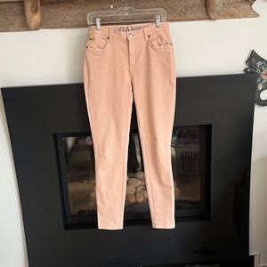 Chic Peach Skinny Jeans